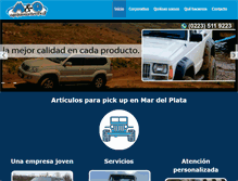 Tablet Screenshot of myoequipamientos4x4.com